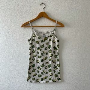 Tropical Tank Top with Toucan Pattern, Small